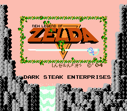 New Legend of Zelda - Shin Zelda Densetsu (bugfixed) Title Screen